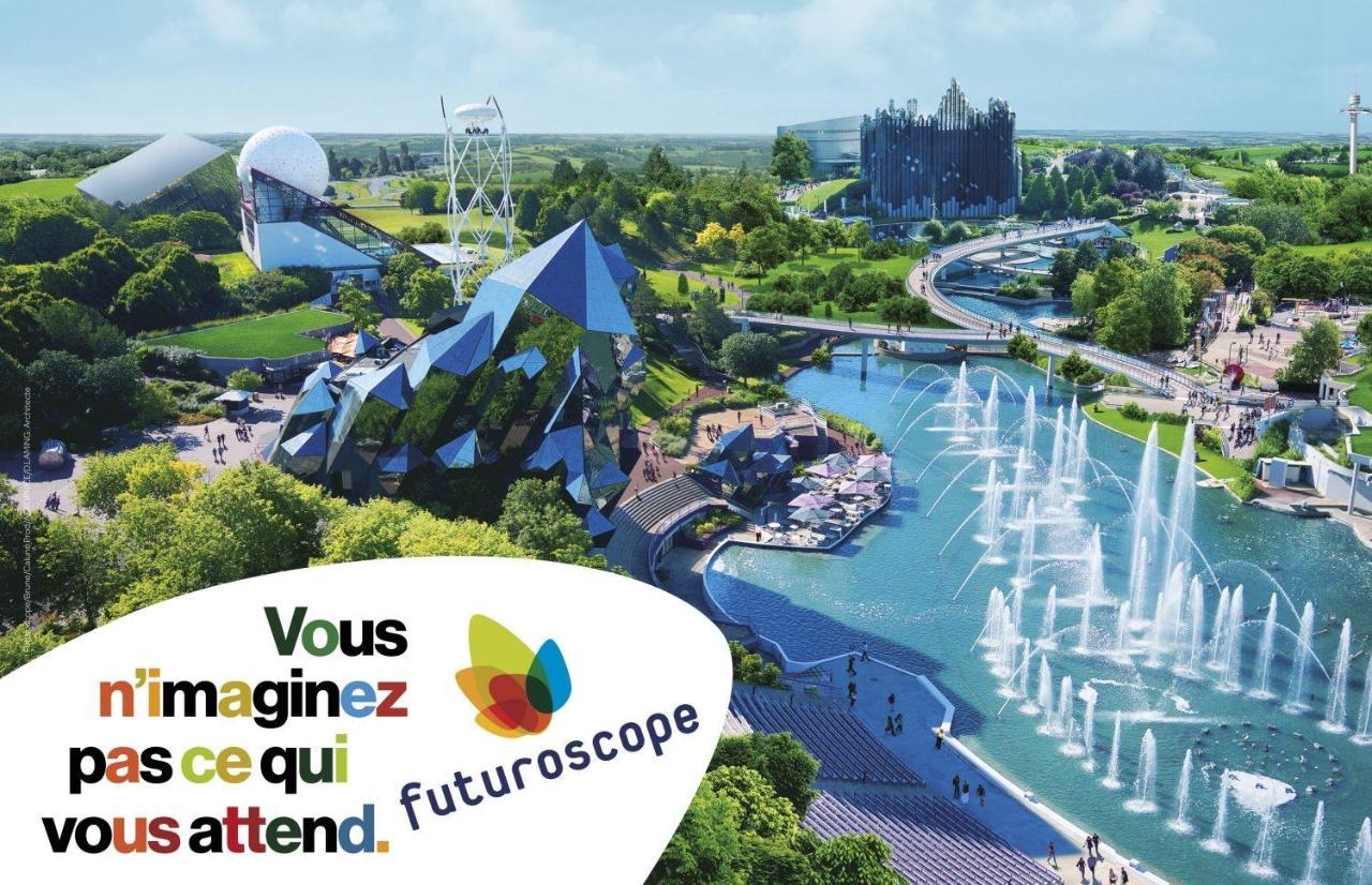 Loveyou Villalunoterie Futuroscope Piscine Spa 4Pers Oyre Экстерьер фото